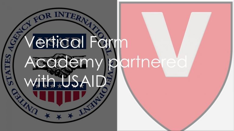 Vertical farm Academy partnered with USAID